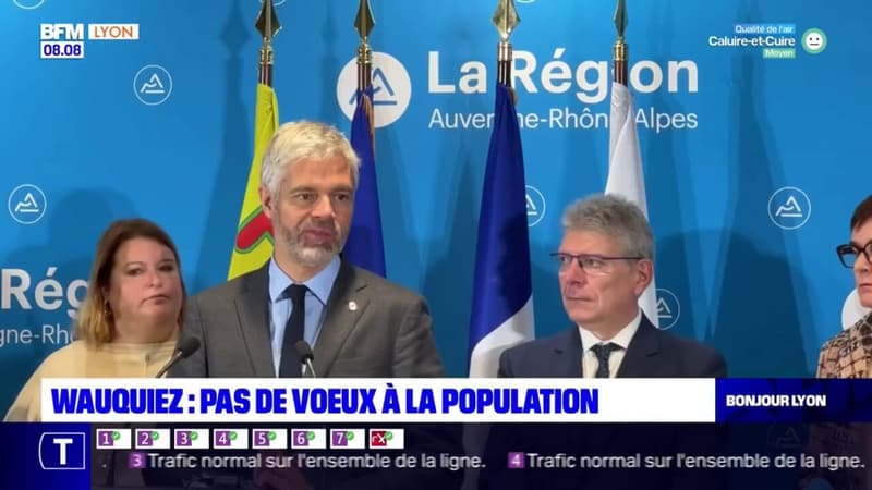 Auvergne-Rhône-Alpes: Laurent Wauquiez renonce à la cérémonie des vœux