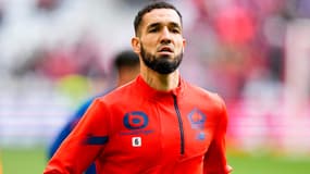 Nabil Bentaleb lors d'un match de Ligue Europa Conférence entre Lille et Aston Villa - le 18/04/2024