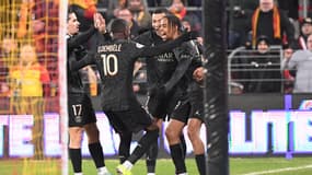Le PSG vainqueur à Lens, le 14 janvier 2024 en Ligue 1