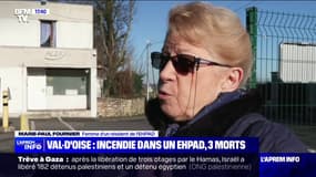 L'inquiétude des proches, après l'incendie d'un Ehpad dans le Val-d'Oise