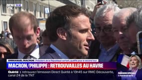 "Aucun pays au monde ne veut interdire le voile dans la rue, vous voulez être le premier ?": Emmanuel Macron interrogé au Havre sur l'échange qu'il a eu à Strasbourg mardi soir avec une jeune femme voilée