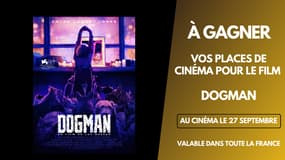 A gagner : vos places cinéma pour le film Dogman de Luc Besson dans la salle de votre choix