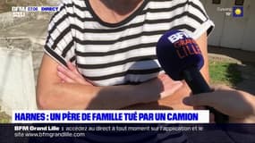 Nord: des habitants de Harnes témoignent après la mort d'un père de famille, tué par un camion