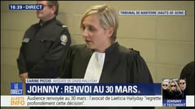 Succession de Johnny : "David Hallyday, en l'état, n'a aucun rôle dans le devenir du patrimoine artistique de son père", dit son avocate