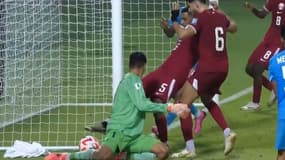 Le but fantôme accordé au Qatar face à l'Inde (2-1) lors des qualifications à la Coupe du monde 2026 (2-1), le 11 juin 2024