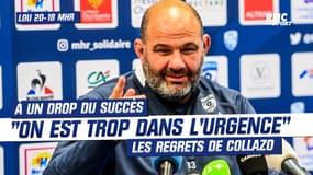 LOU 20-18 Montpellier: "On est dans l'urgence" Collazo n'en veut pas à Carbonel pour le drop raté 