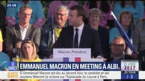 Emmanuel Macron: "Le projet de Marine Le Pen ne porte rien"