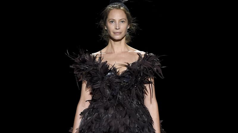 Christy Turlington à New York, au défilé Marc Jacobs le 13 février 2019