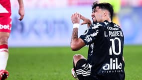 Lucas Paqueta lors de la défaite de Lyon à Monaco, le 5 février 2022