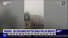Orages à Paris: des records battus mais pas de dégâts