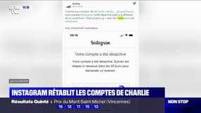 Instagram rétablit les comptes de membres de Charlie Hebdo, suspendus après la diffusion de la dernière Une du journal satirique