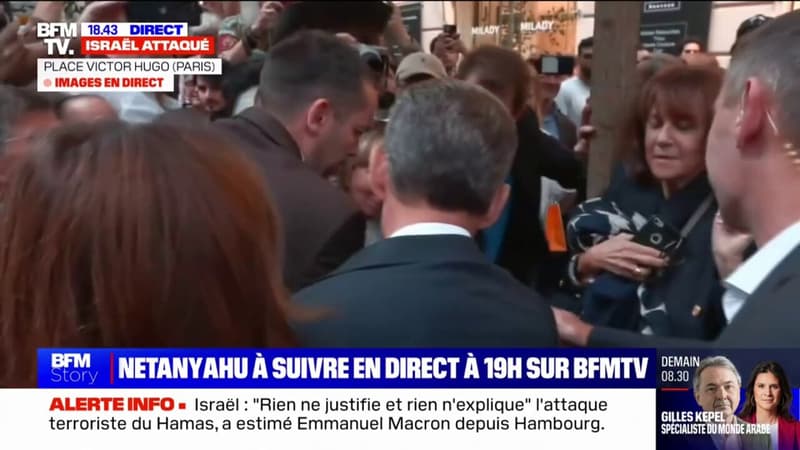 Soutien à Israël: Nicolas Sarkozy rejoint le rassemblement parisien