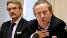 Jean-Pierre Louvel et Frédéric Thiriez, président de la LFP