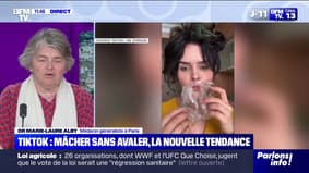 Tiktok: Mâchez une nourriture en cellophane sans l'avaler, cette nouvelle tendance qui s'inquiète