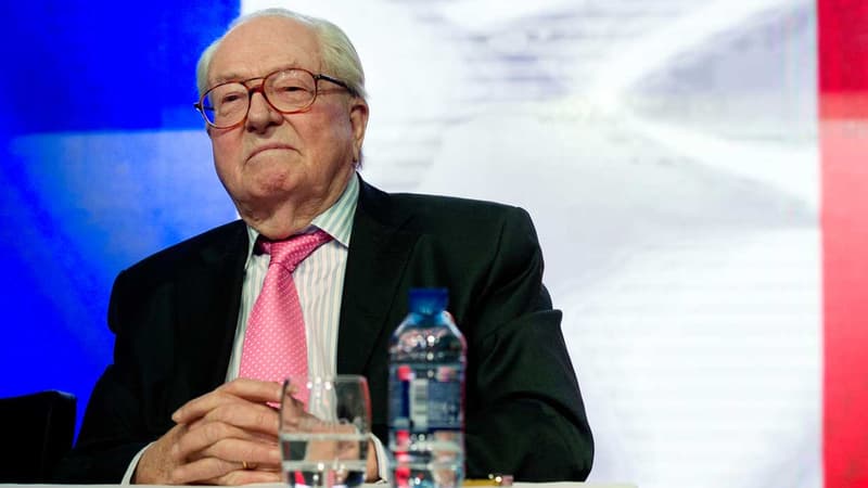 Jean-Marie Le Pen en janvier à Paris. 