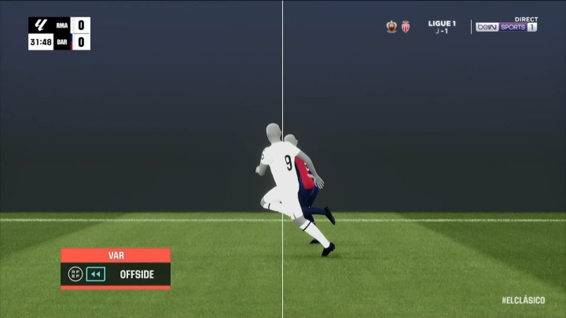 Kylian Mbappé lors de Real-Barça, le 26 octobre 2024 Kylian Mbappé lors de Real-Barça, le 26 octobre 2024