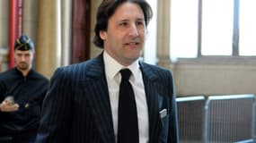 Arnaud Mimran lors du procès de l'escroquerie à la taxe carbone, à Paris, le 25 mai 2016.