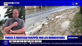 Inondations à Thieux: selon le maire, "un tiers de la commune a été dévasté"