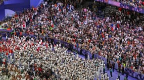 Les Bleus au Stade de France, le 11 août 2024.