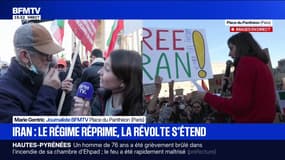 Une manifestation à Paris en soutien au peuple iranien