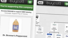 L'application Buycott dévoile toute l'histoire d'un produit, du PDG de la société au camion de livraison.