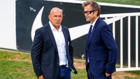 Laurent Travers et Fabien Galthié le 6 septembre 2022