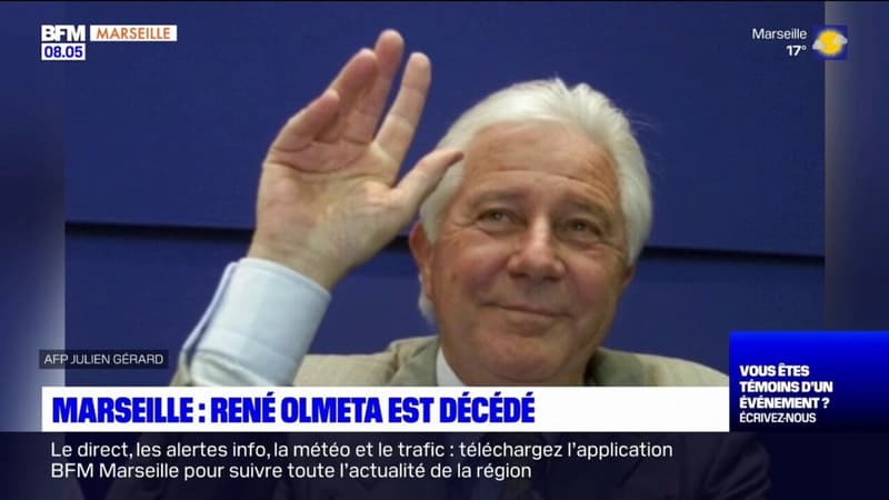 Marseille: René Olmeta, ancien député et conseiller municipal, est mort à 88 ans