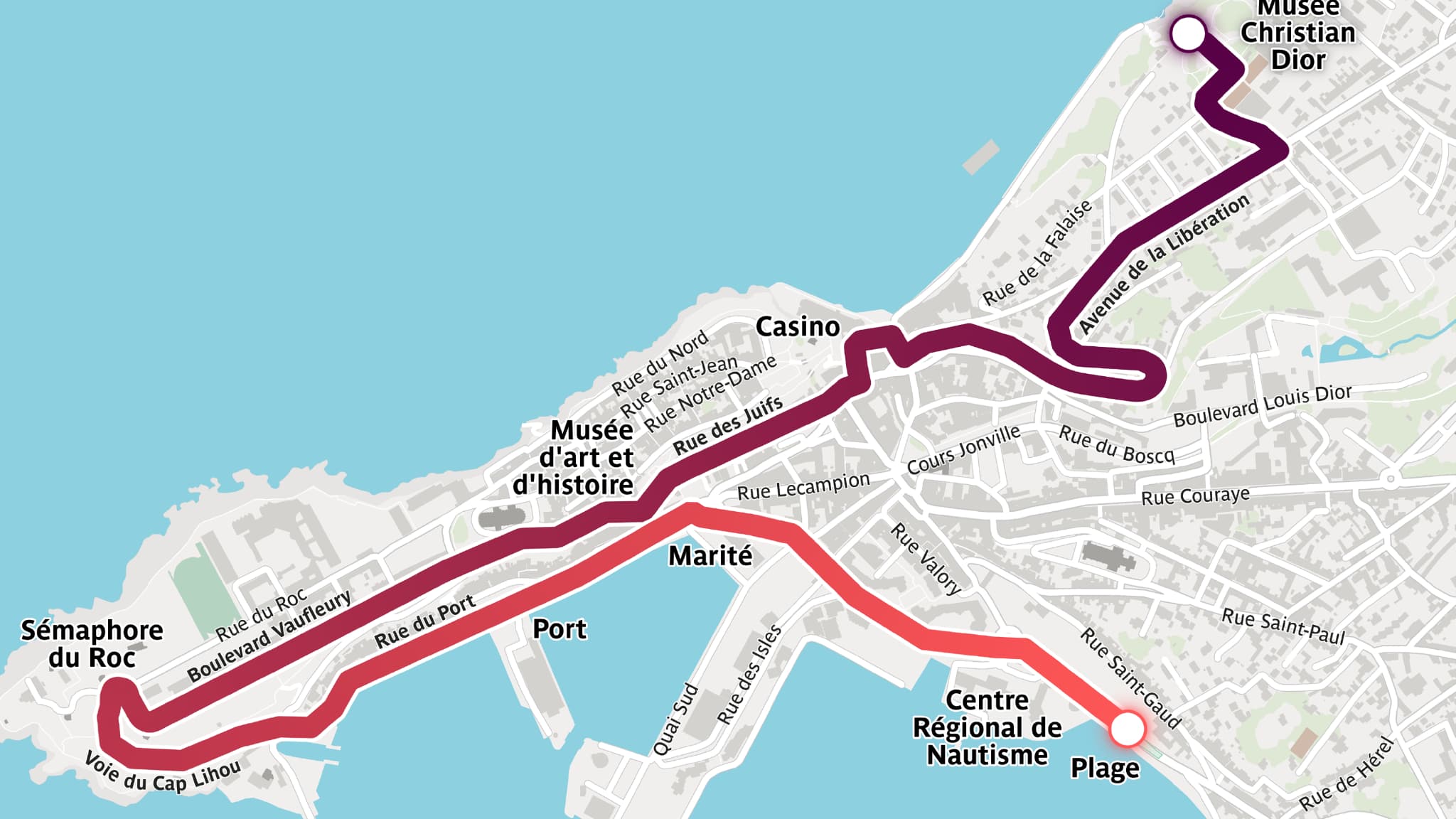 Le parcours de la flamme olympique à Granville le 31 mai 2024. Le parcours de la flamme olympique à Granville le 31 mai 2024.