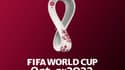 Photo du logo officiel de la Coupe du monde de football 2022, prise le 3 septembre 2019