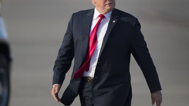 Donald Trump marchant