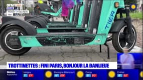 Trottinettes électriques: boudée à Paris, elle séduit la banlieue