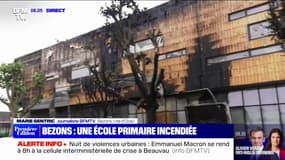 Bezons: la façade de l'école primaire a été incendiée dans la nuit