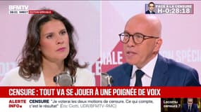 “Je leur dis de ne pas être guidés par la peur”: Éric Ciotti (UDR) appelle les députés des Républicains à voter la censure