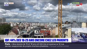 En Île-de-France, 44% des 18-29 ans vivent encore chez leurs parents