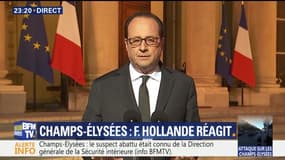 Tirs sur les Champs-Élysées: Hollande convaincu de la piste terroriste