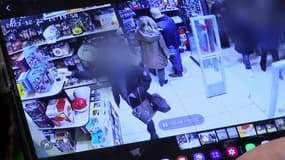 Des images de vidéosurveillance dans un magasin lillois