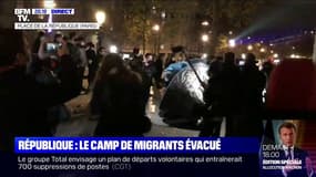 La place de la République à Paris évacuée par les forces de l'ordre