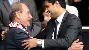 Bertrand Delanoë et Nasser Al-Khelaïfi