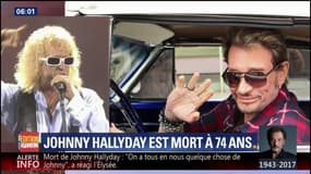 Mort de Johnny Hallyday: "Il est parti en héros", salue Michel Polnareff