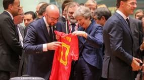 Charles Michel et Theresa May