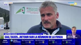 Eaux, taxes... Retour sur la réunion des agriculteurs des Alpes-Maritimes