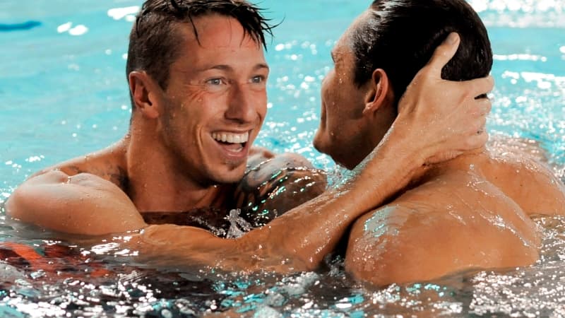 Frédérick Bousquet et Florent Manaudou