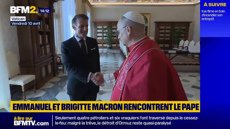 Emmanuel et Brigitte Macron rencontrent le Pape Léon XIV
