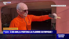 À 80 ans, Jean-Pierre se prépare pour porter la flamme olympique à Bormes-les-Mimosas