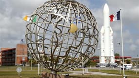 Centre spatial de Kourou, en Guyane. Le lanceur européen Ariane 5 a mis sur orbite les satellites EchoStar XVII pour l'opérateur Hughes Network Systems et MSG-3 pour l'organisation européenne Eumetsat. Le décollage s'est déroulé à 21h36 (GMT) depuis Kouro