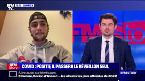 Positif au Covid-19 depuis le 22 décembre, Thibault passera le réveillon confiné dans sa chambre