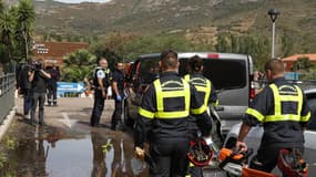 Les secours à Coggia en Corse le 18 août 2022
