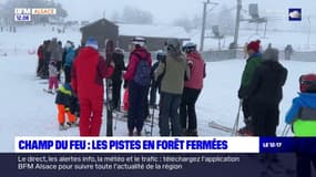 Champ du Feu: les pistes situées en forêt fermées ce jeudi