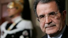 L'ancien président du Conseil Romano Prodi, présenté par le centre-gauche, n'est pas parvenu, lors du quatrième tour de l'élection présidentielle au parlement italien, à réunir la majorité simple nécessaire à son élection. /Photo d'archives/REUTERS/Tony G