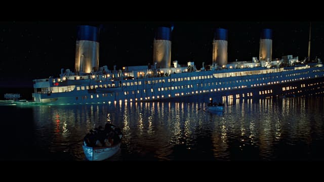 Le film "Titanic" de James Cameron